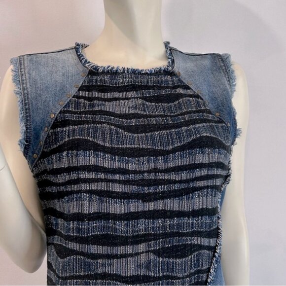 Desigual Cherize Stylized Denim Mini Dress - Picture 9 of 15